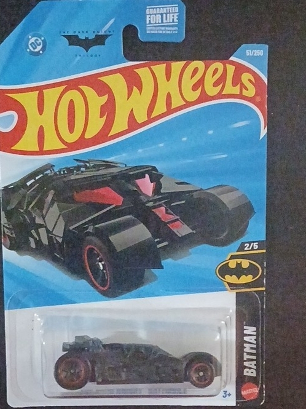 Mattel Hot Wheels Batman Batmobile - Black and Red